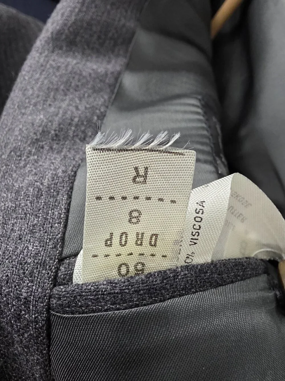 Formula 3 Marzotto 38R 33x29 Gray Full Suit 2-Button Stripe R966